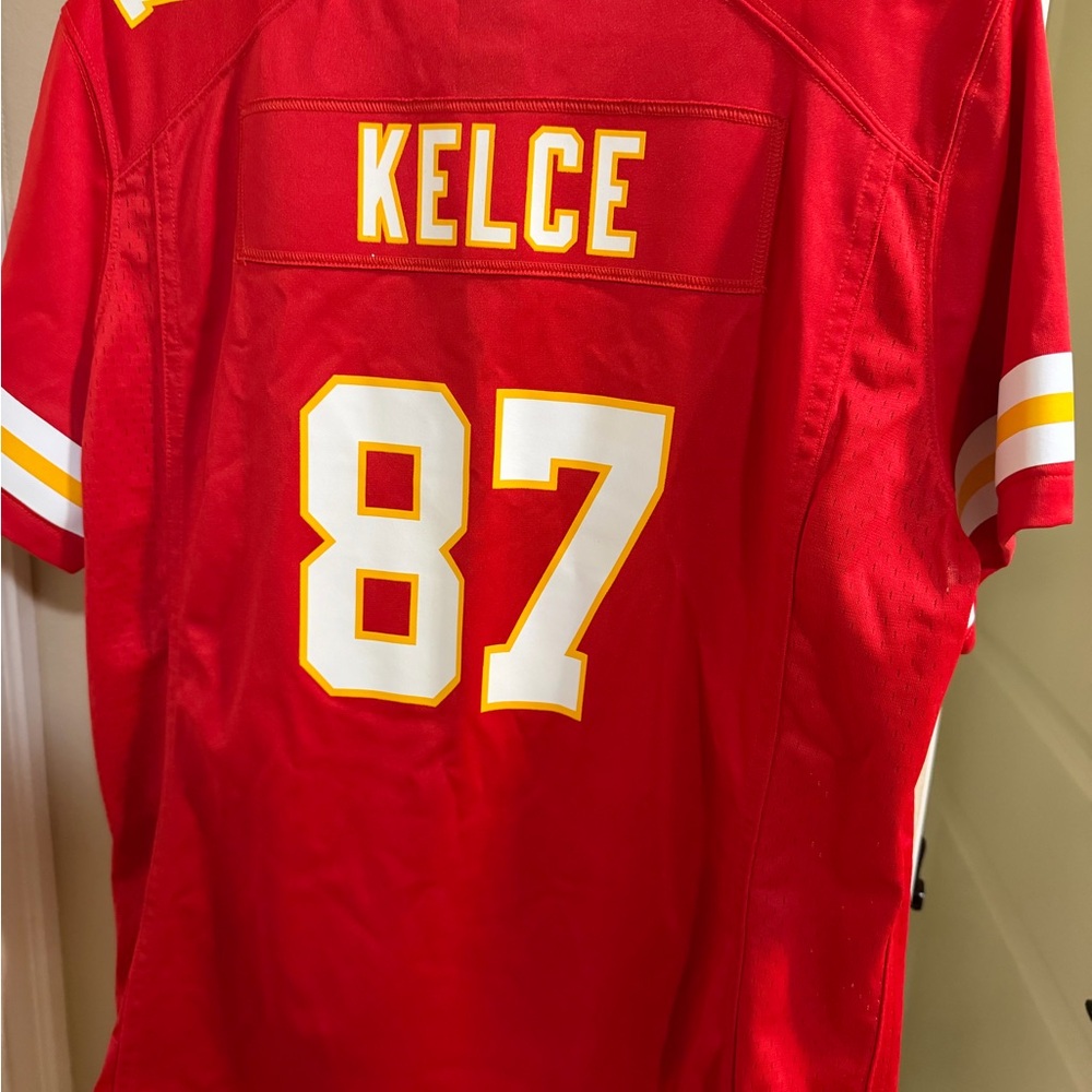 NFL Red On-Field Jersey KELCE